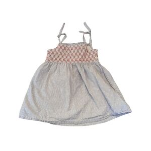 EUC Gymboree Girls size 6 small shirred tank top patriotic red white blue